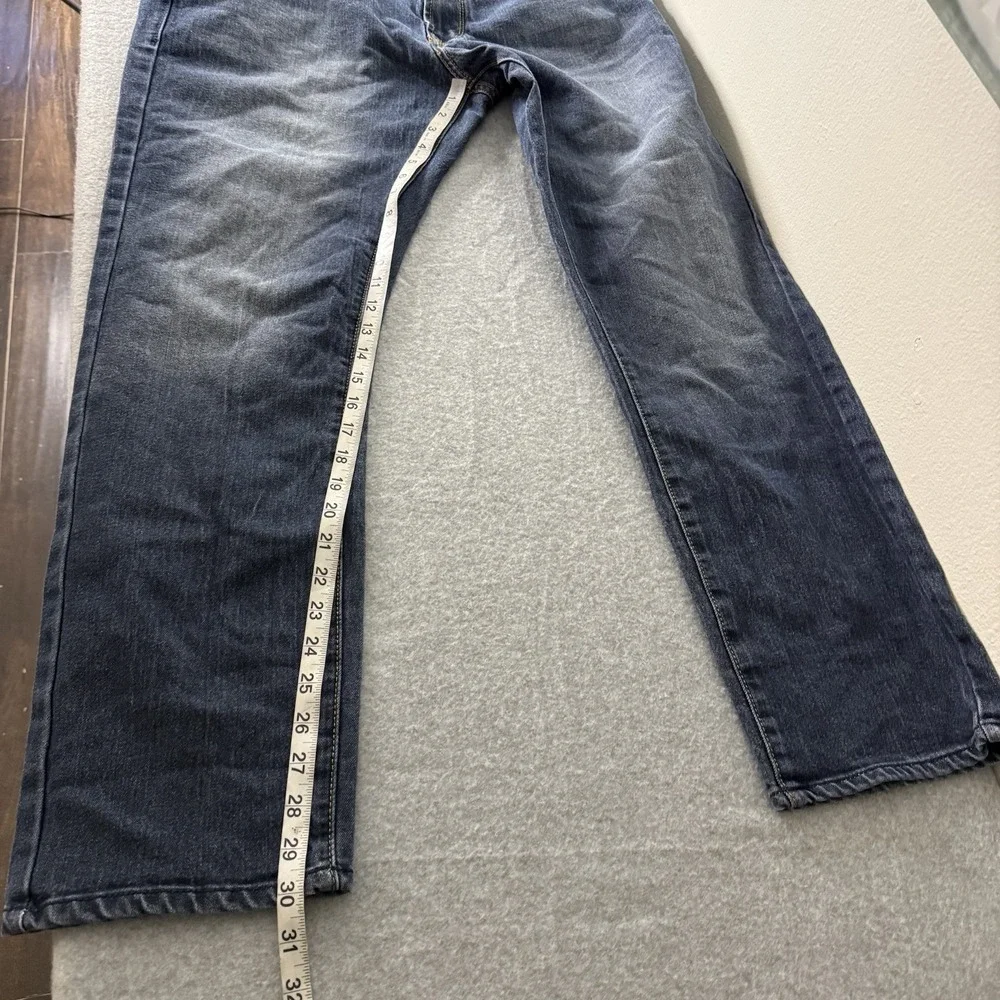 MBX Slim Stretch Blue Denim‎ Jeans Men's 38x32 (actual 40x30) Dark Wash